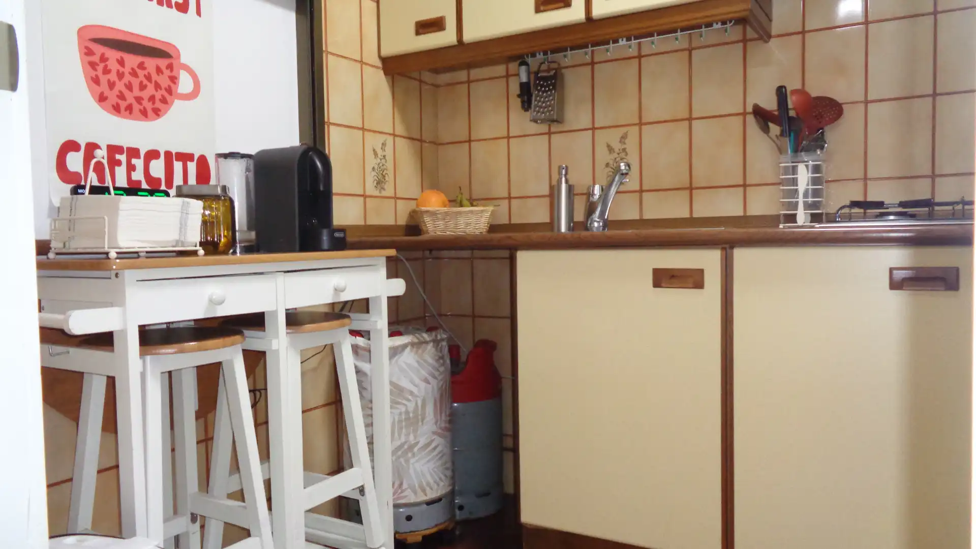 Kitchen of Flat for sale in La Antilla  with Terrace and Furnished