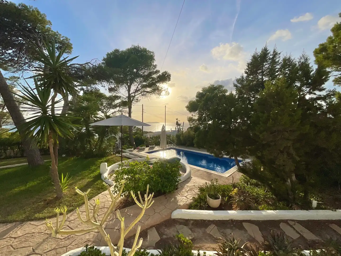 Garden of Houses for rent in Sant Antoni de Portmany, Illes Balears