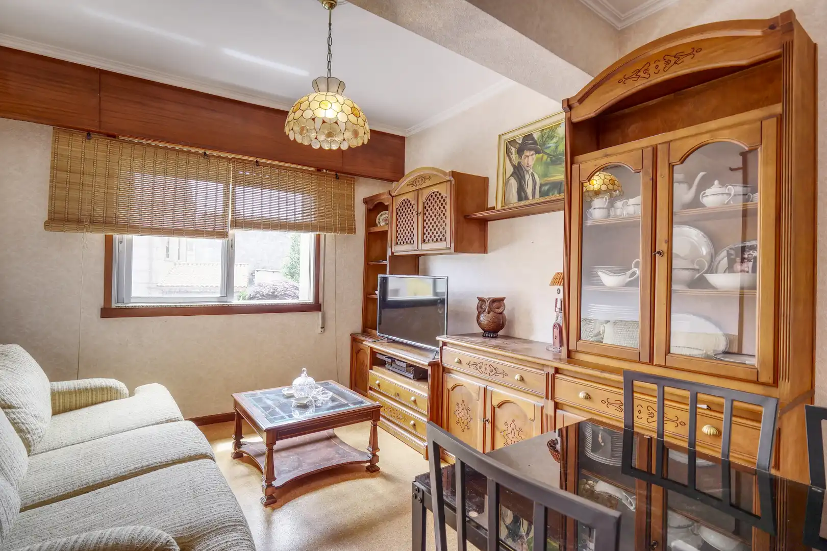 Sala de estar de Dúplex en venta en A Coruña Capital  con Trastero, Amueblado y Horno