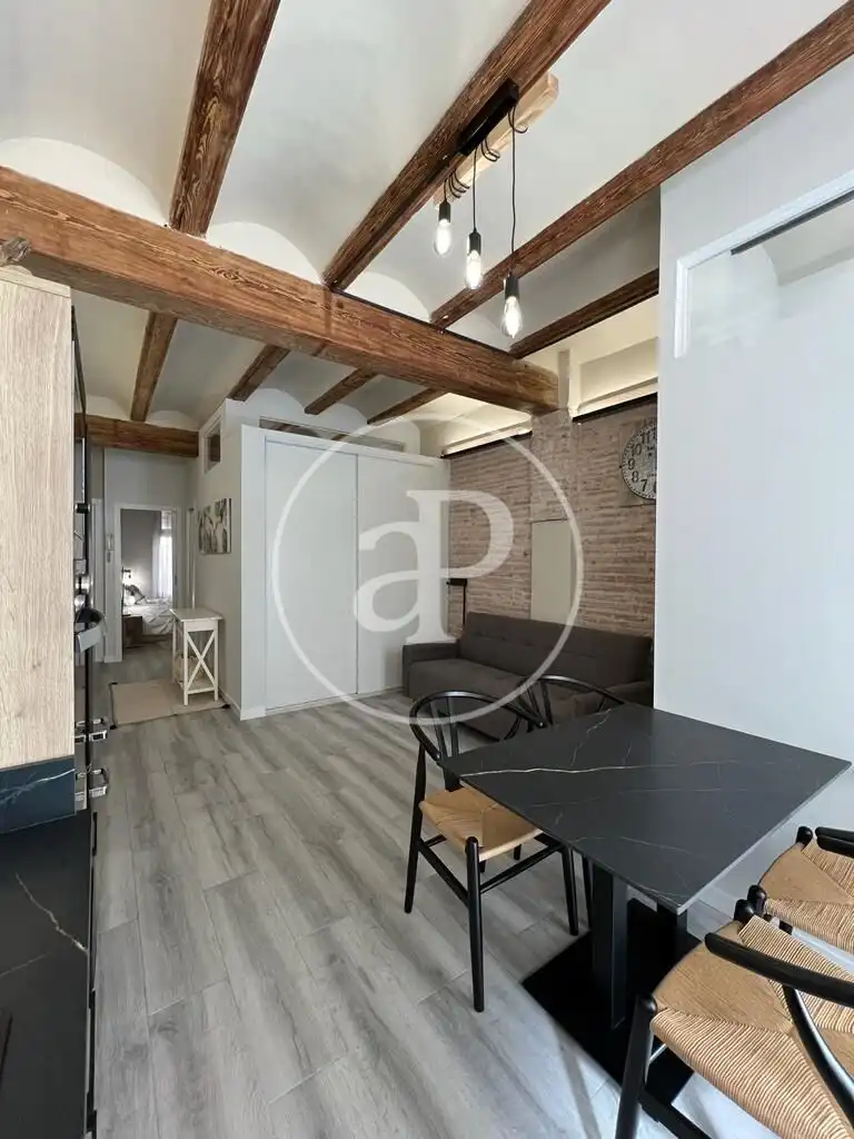 Sala d'estar de Pis de lloguer en Valencia amb Aire condicionat, Calefacció i Moblat