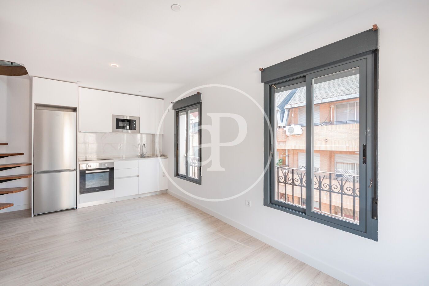 Exterior view of Flat for sale in  Madrid Capital  with Air Conditioner and Heating