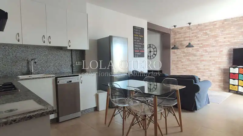 Kitchen of Attic for rent in Valencia  with Air Conditioner, Heating and Terrace