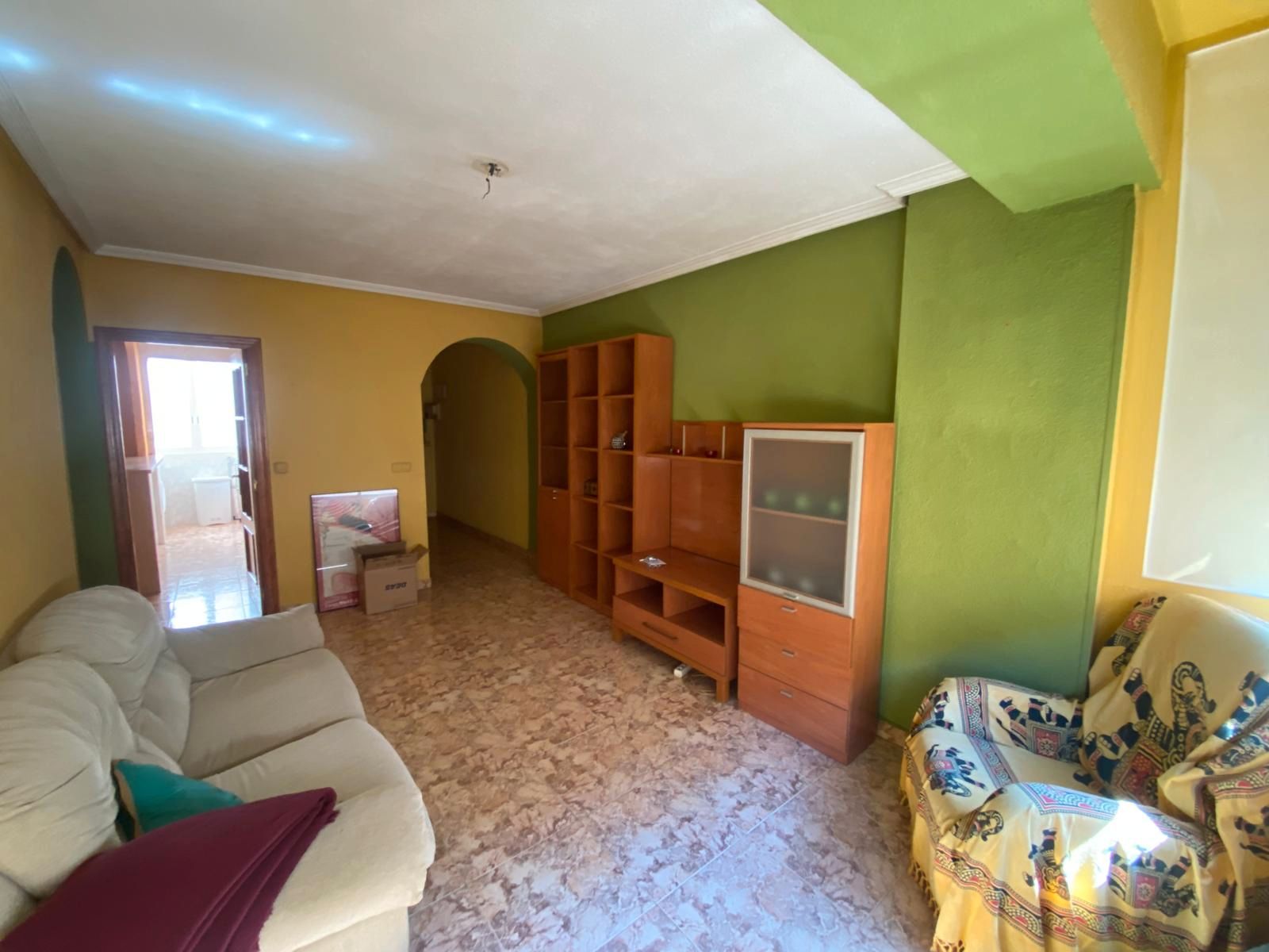 Living room of Flat to share in Alicante / Alacant  with Furnished, Oven and TV