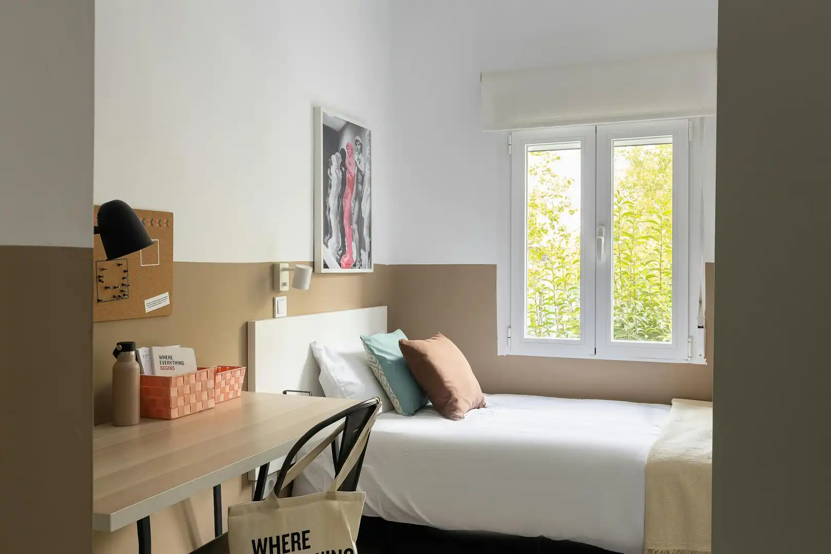 Bedroom of Flat for rent in Getafe  with Heating, Furnished and Washing machine