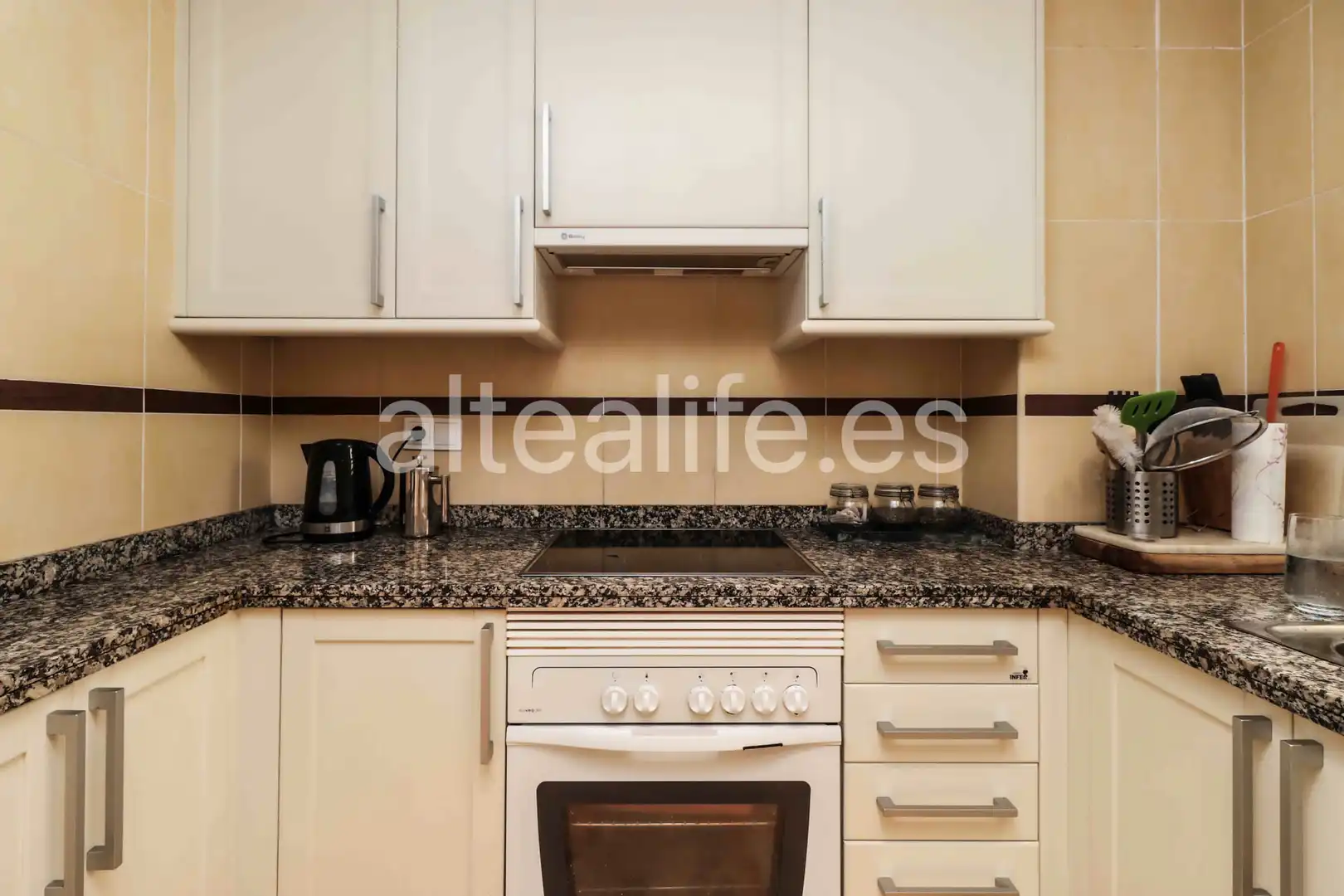 Cocina de Apartamento de alquiler en Altea con Terraza, Amueblado y Horno