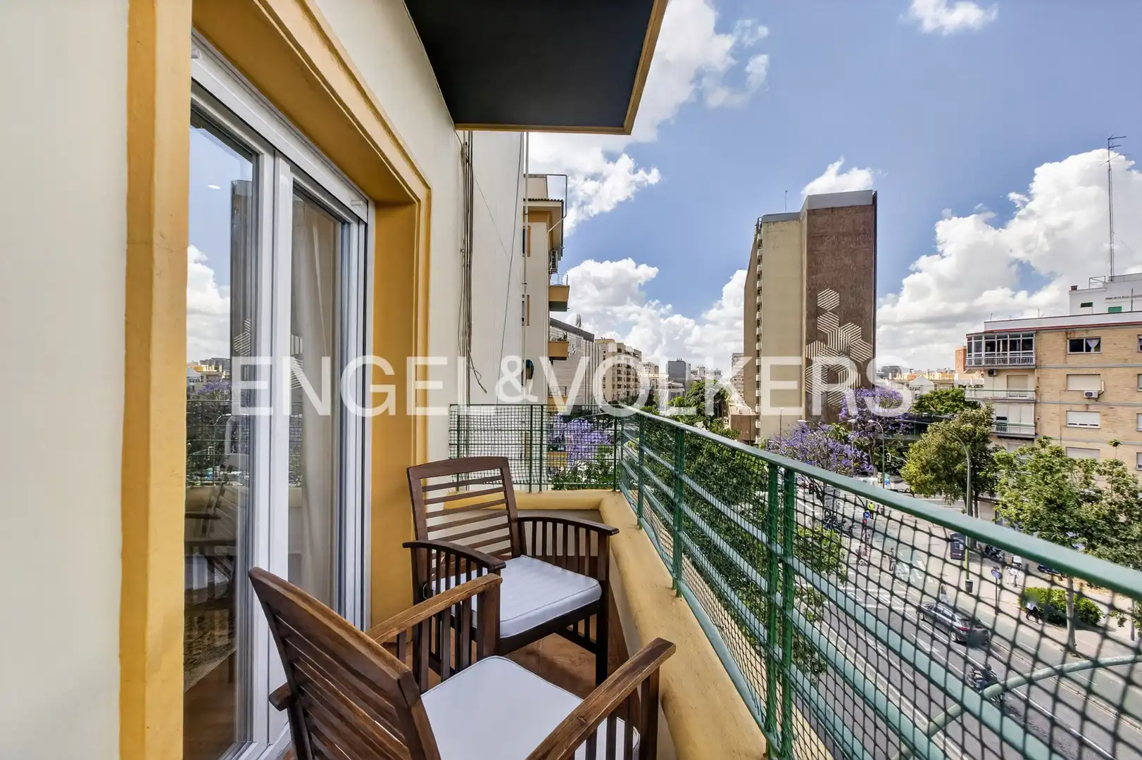 Balcony of Flat for sale in Sevilla  with Heating, Parquet flooring and Terrace