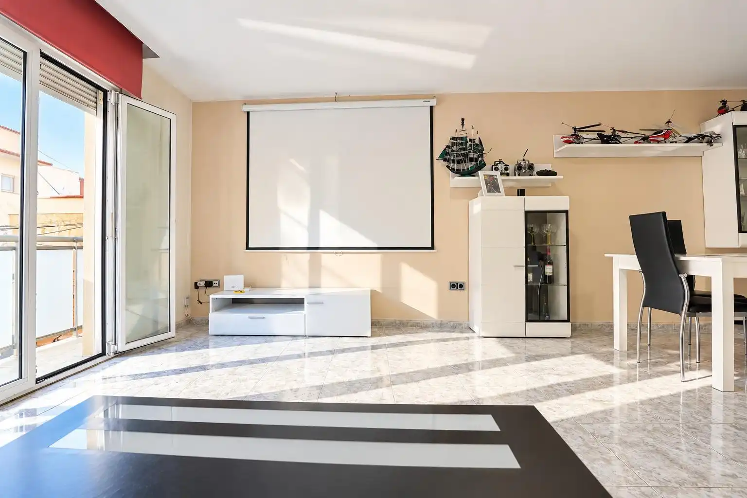 Sala de estar de Casa adosada en venta en Centre