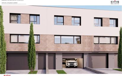 Exterior view of Single-family semi-detached for sale in Sant Quirze del Vallès  with Air Conditioner, Heating and Private garden
