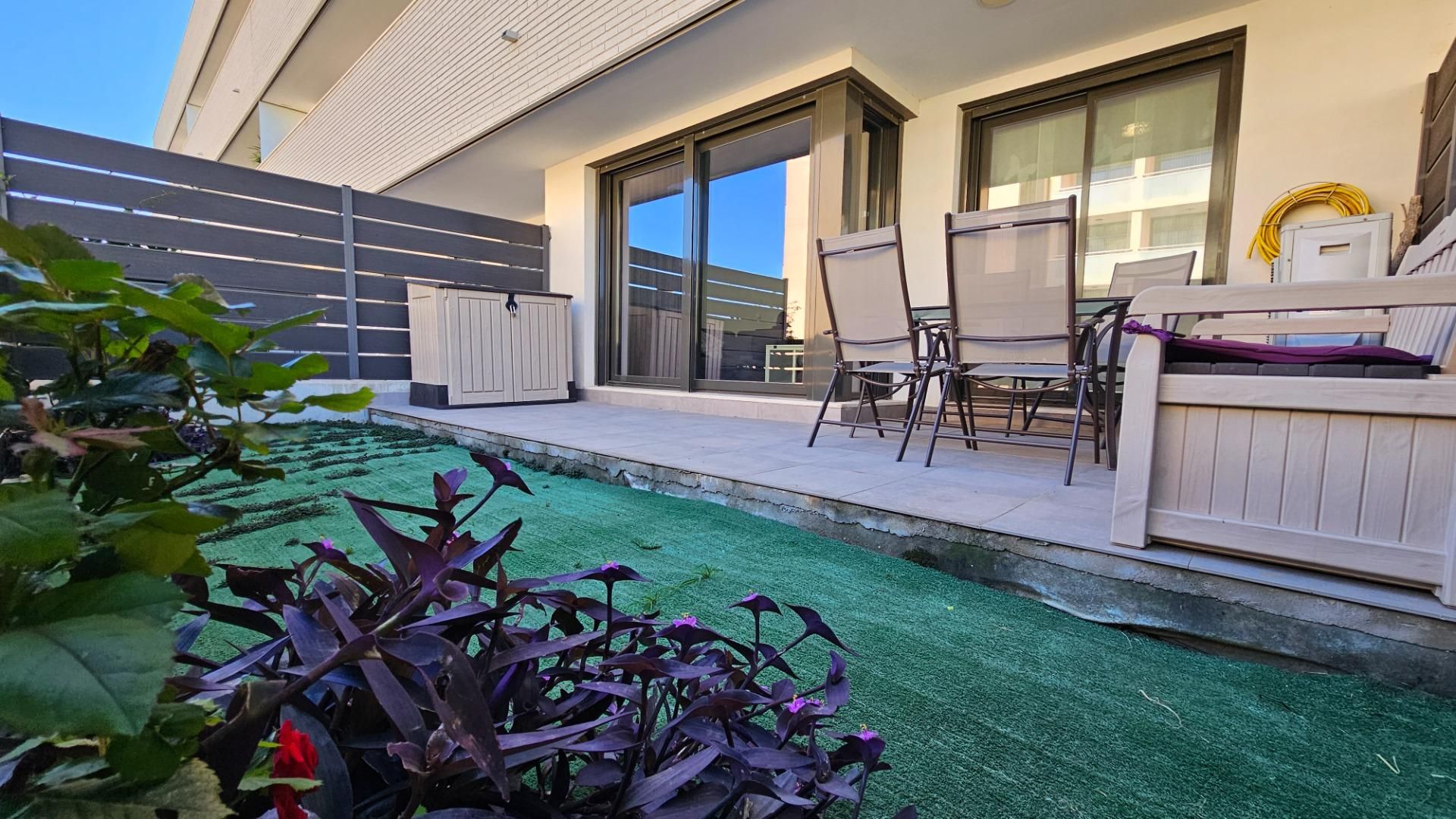 Terrassa de Apartament en venda en L'Ametlla de Mar  amb Aire condicionat, Calefacció i Jardí privat