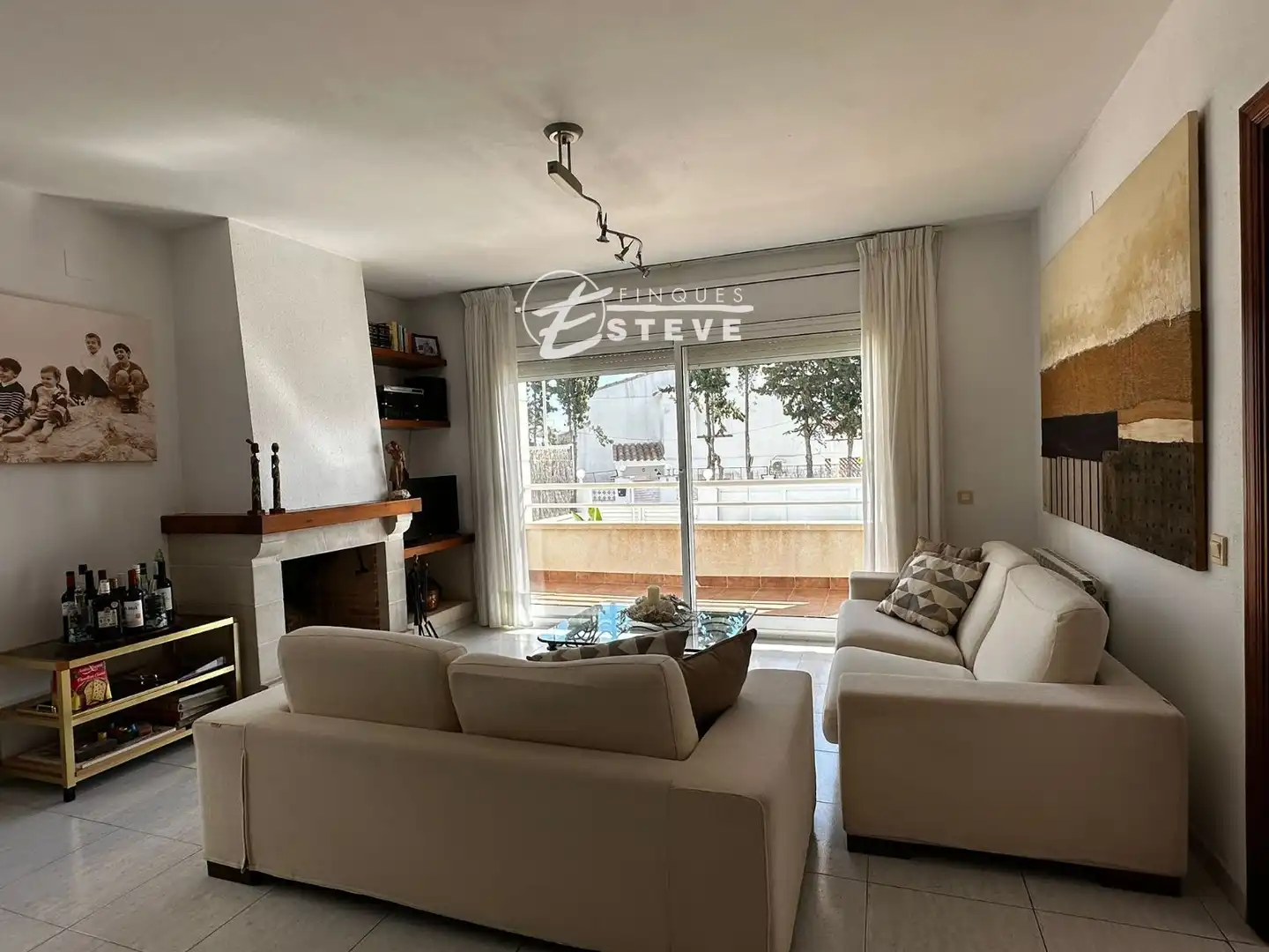 Sala de estar de Casa o chalet de alquiler en Calafell con Piscina y Amueblado