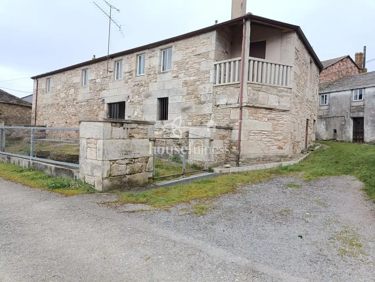 Vista exterior de Finca rústica en venta en Friol con Calefacción, Jardín privado y Terraza