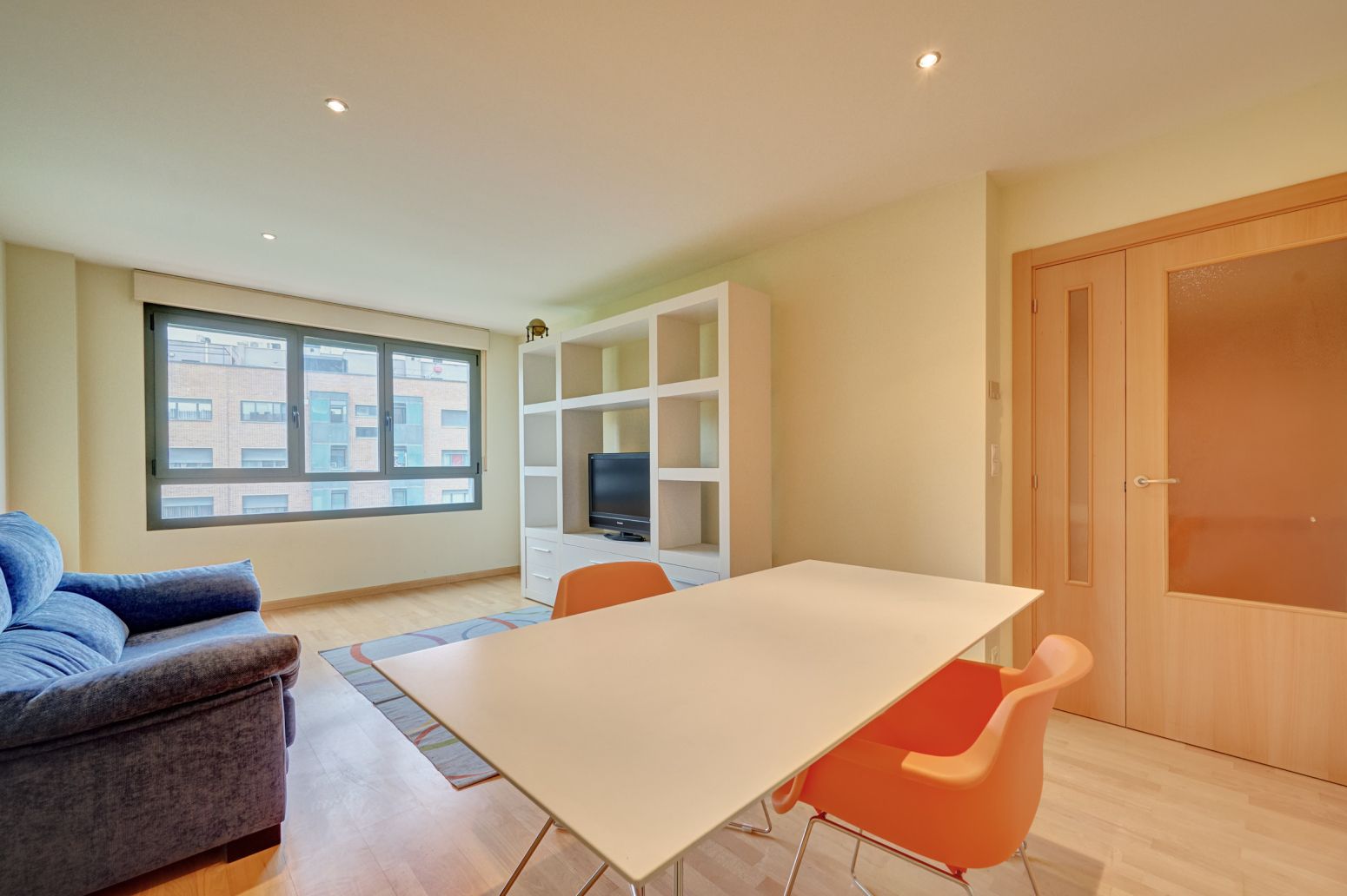 Living room of Flat for sale in  Pamplona / Iruña  with Heating, Parquet flooring and Storage room
