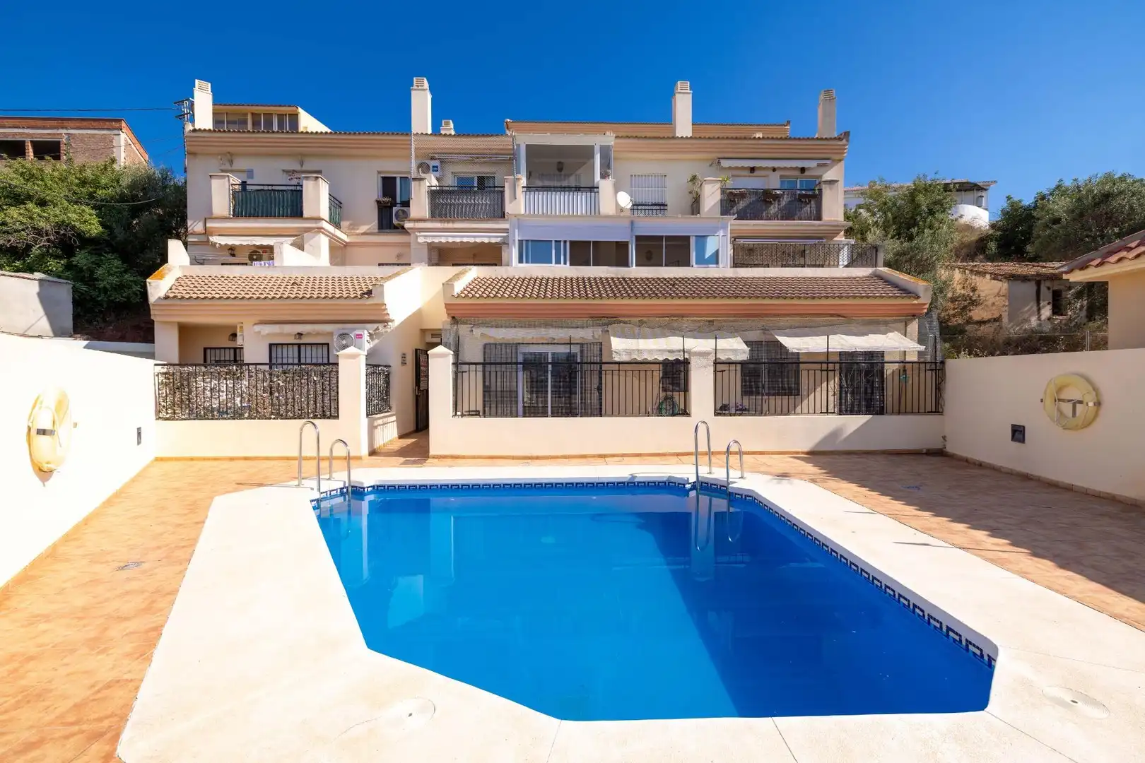 Schwimmbecken von Wohnung zum Verkauf in Almogía mit Klimaanlage, Terrasse und Abstellraum