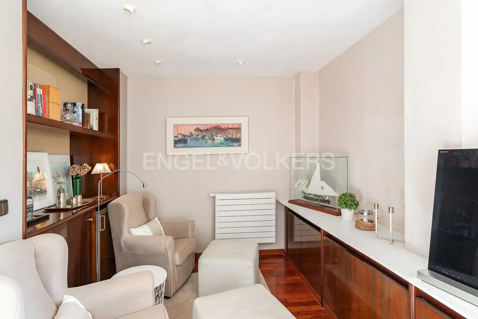 Living room of Flat for rent in Caldes d'Estrac  with Air Conditioner, Heating and Private garden