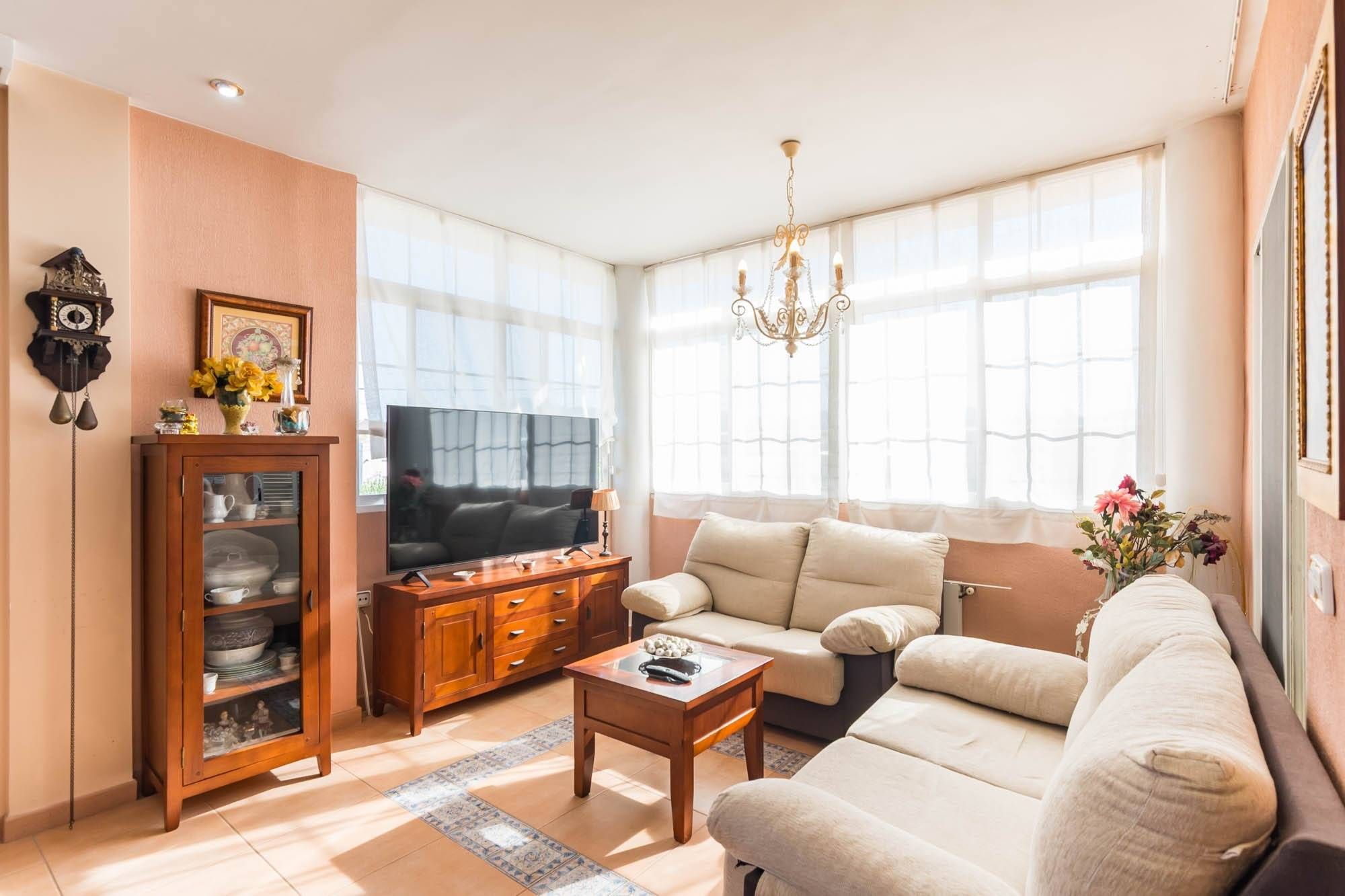 Sala d'estar de Casa o xalet en venda en  Murcia Capital amb Aire condicionat, Calefacció i Terrassa