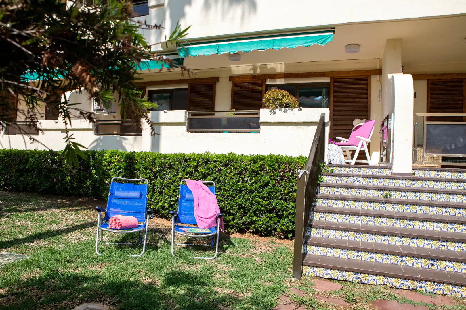 Garden of Flat for rent in Dénia  with Air Conditioner, Heating and Terrace