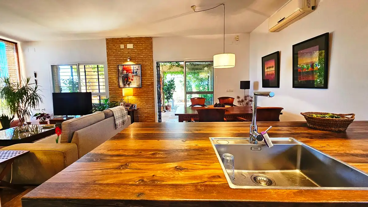 Kitchen of Houses for sale in El Madroño  with Air Conditioner and Private garden