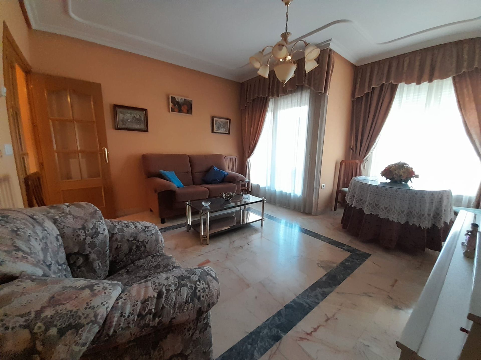 Living room of Flat for sale in Puertollano  with Heating, Furnished and Community pool