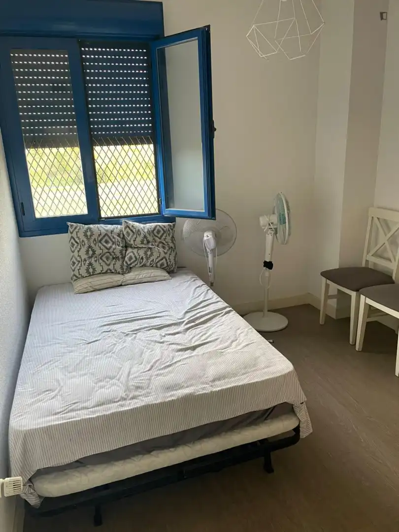 Dormitori de Apartament per a compartir en Torrejón de Ardoz amb Aire condicionat, Calefacció i Moblat