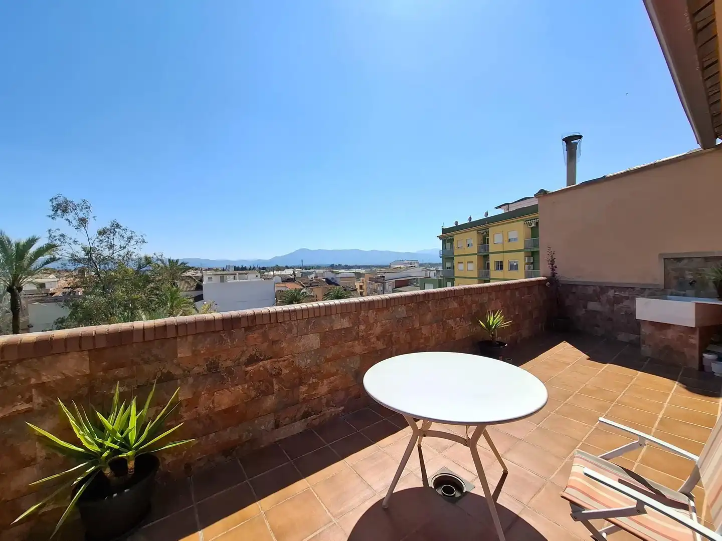 Terrasse von Dachboden zum Verkauf in Benigànim mit Klimaanlage, Heizung und Terrasse
