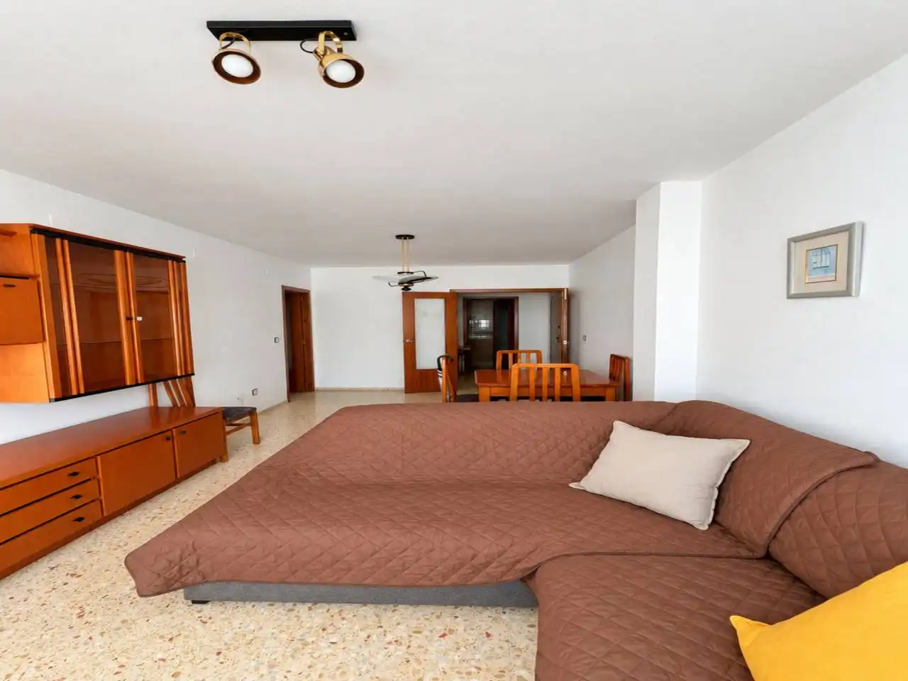 Sala d'estar de Pis en venda en La Vall d'Uixó amb Moblat