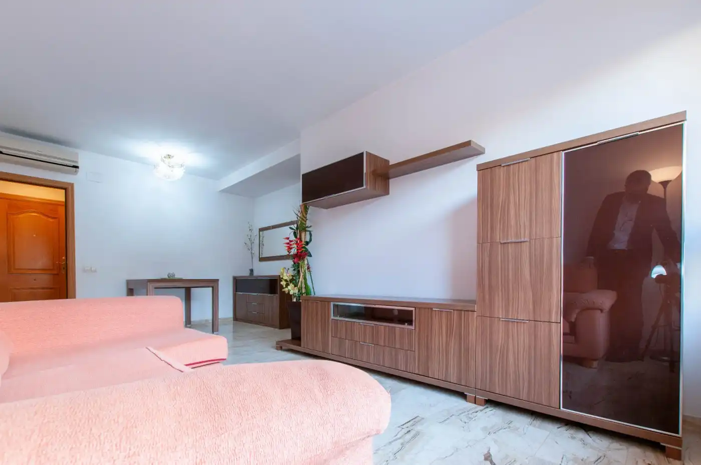 Sala de estar de Piso de alquiler en Sabadell con Aire acondicionado, Calefacción y Parquet