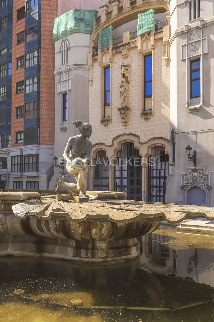 Exterior view of Flat for rent in Madrid  with Air Conditioner, Heating and Private garden