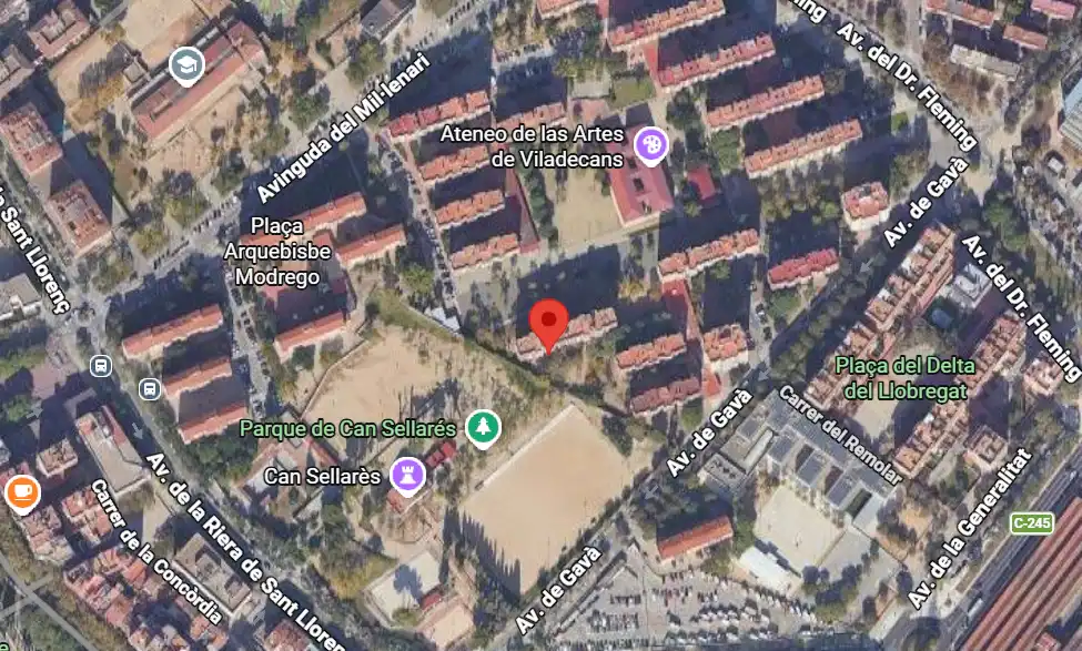 Vista exterior de Pis en venda en Viladecans