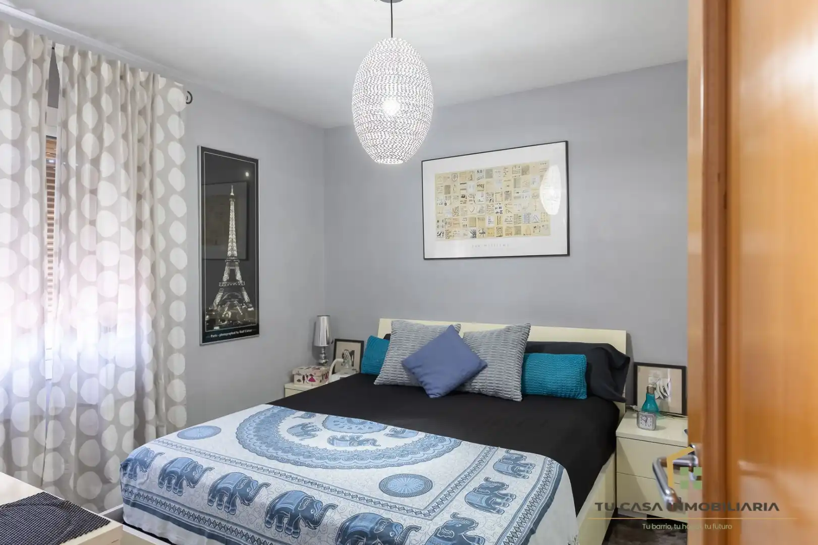 Bedroom of Flat for sale in Badalona  with Air Conditioner, Heating and Terrace