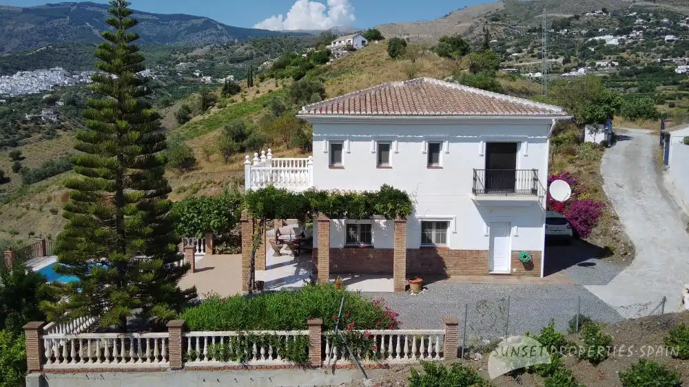 Exterior view of Houses for sale in Cómpeta  with Air Conditioner, Private garden and Swimming Pool