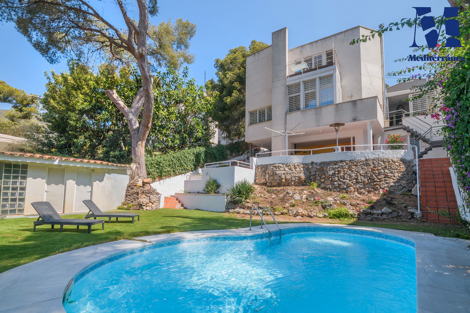 Jardí de Casa o xalet en venda en Castelldefels amb Aire condicionat, Calefacció i Jardí privat