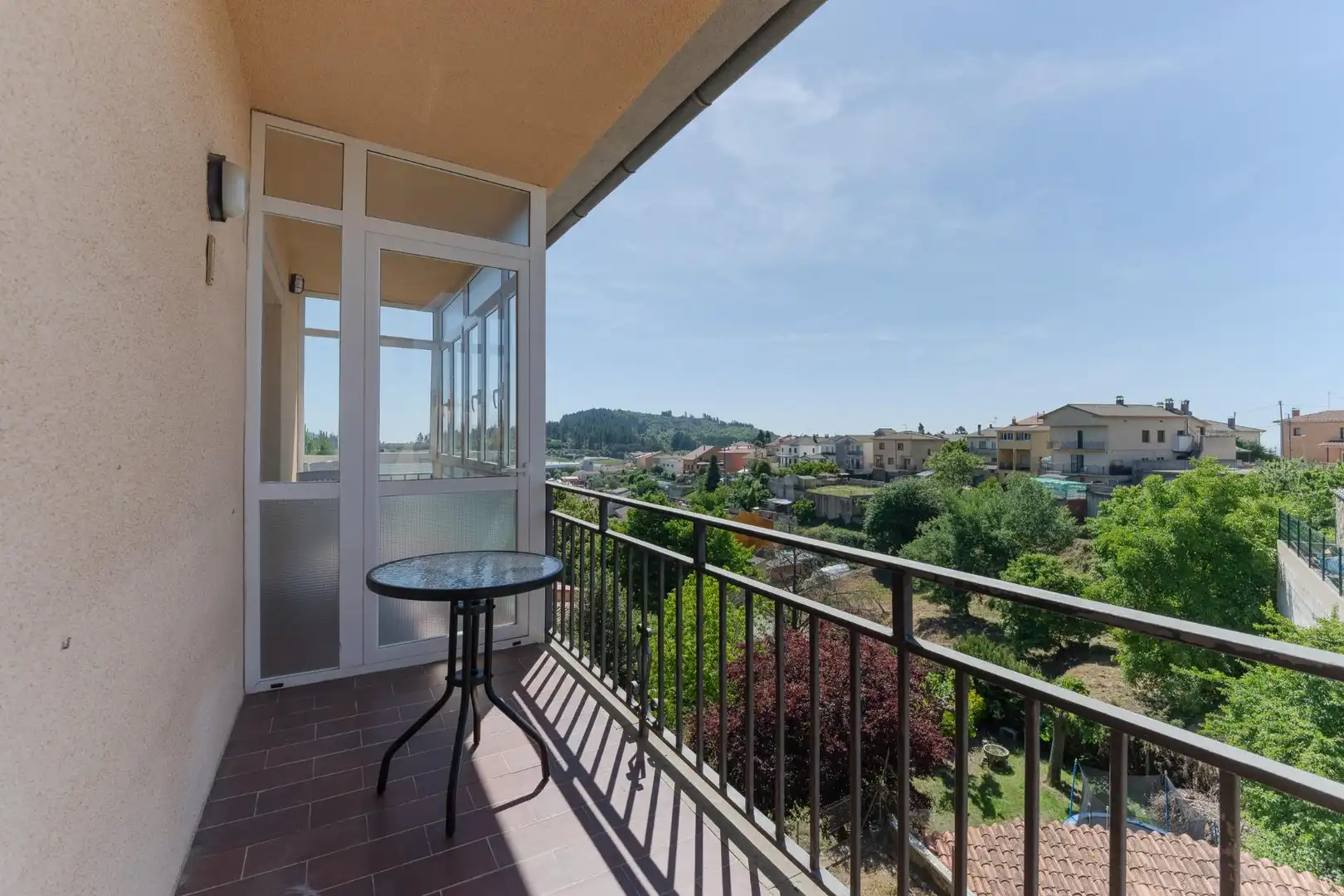 Balcony of Houses for sale in Sant Hilari Sacalm  with Heating, Private garden and Terrace