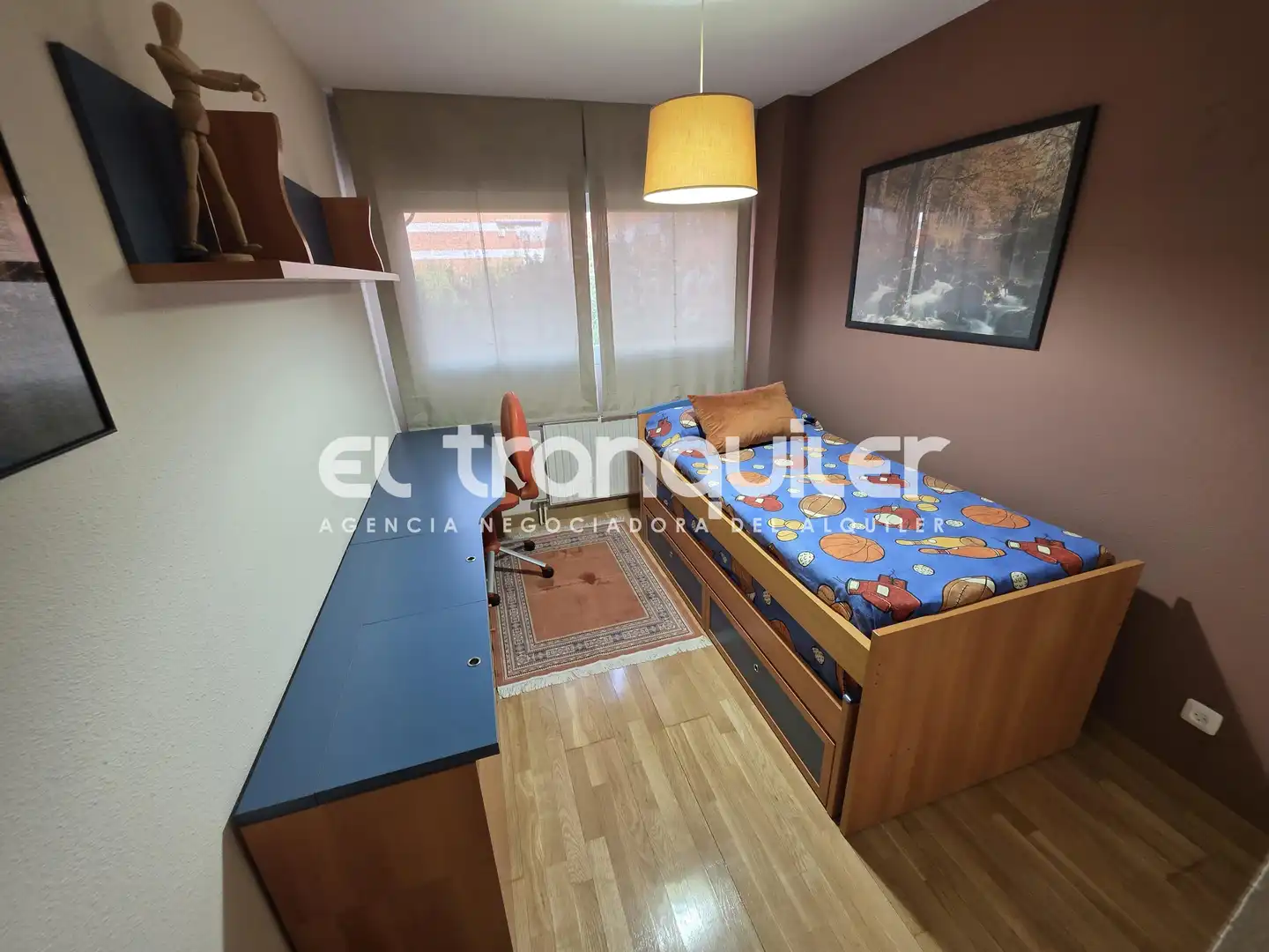 Habitación de Piso de alquiler en Madrid con Aire acondicionado, Parquet y Amueblado