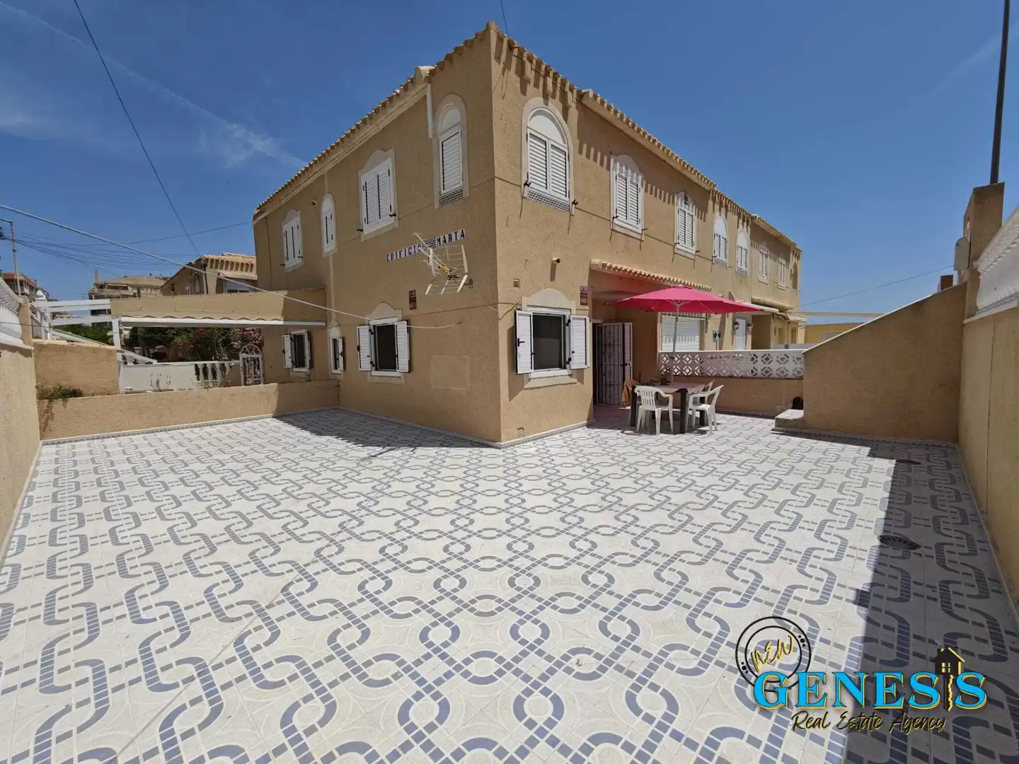 Exterior view of Ground floor for sale in Torrevieja  with Air Conditioner, Private garden and Terrace