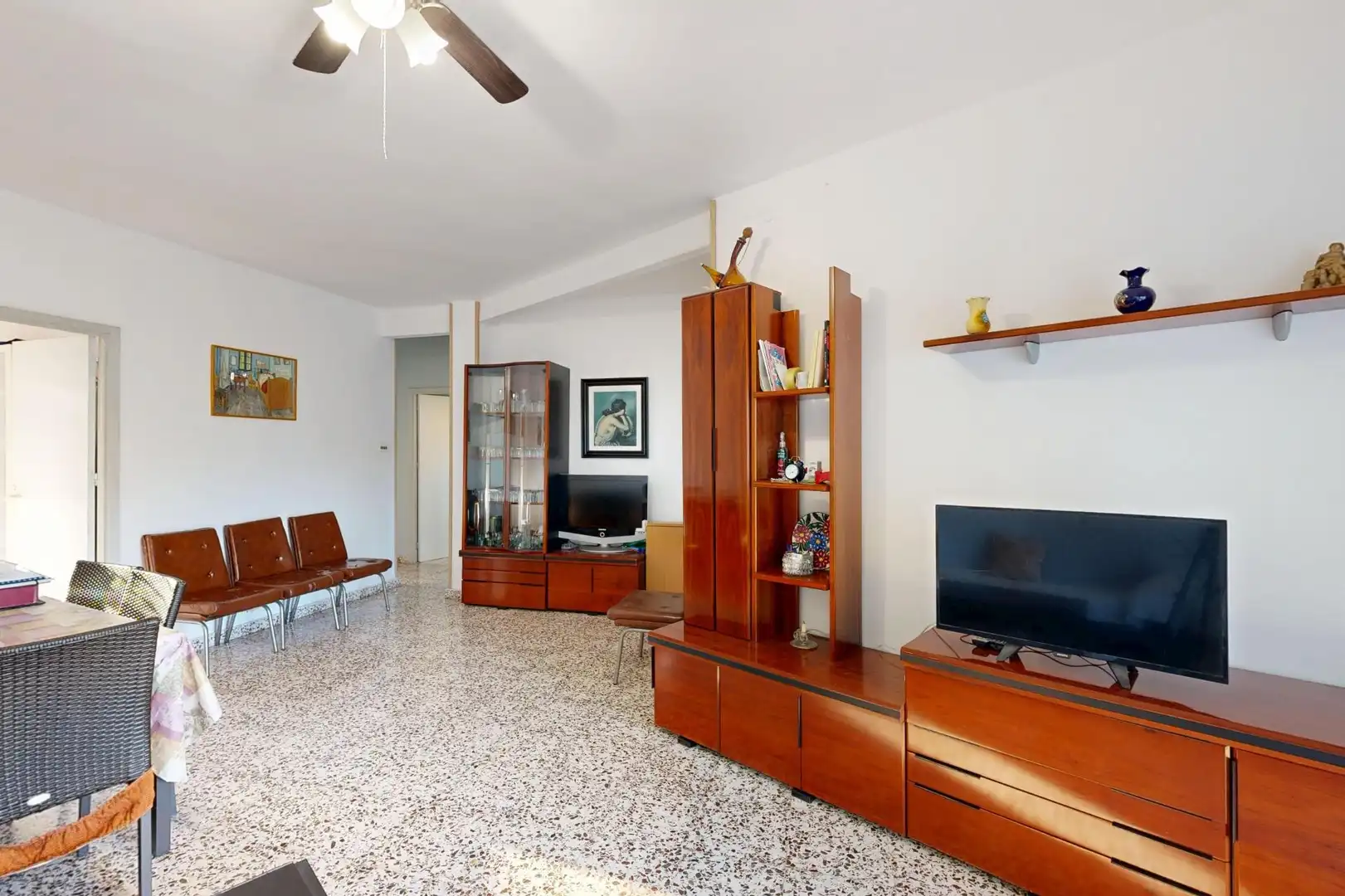 Sala d'estar de Casa adosada en venda en Cartagena amb Jardí privat, Terrassa i Traster