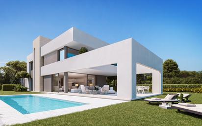 Exterior view of House or chalet for sale in Marbella  with Terrace and Swimming Pool