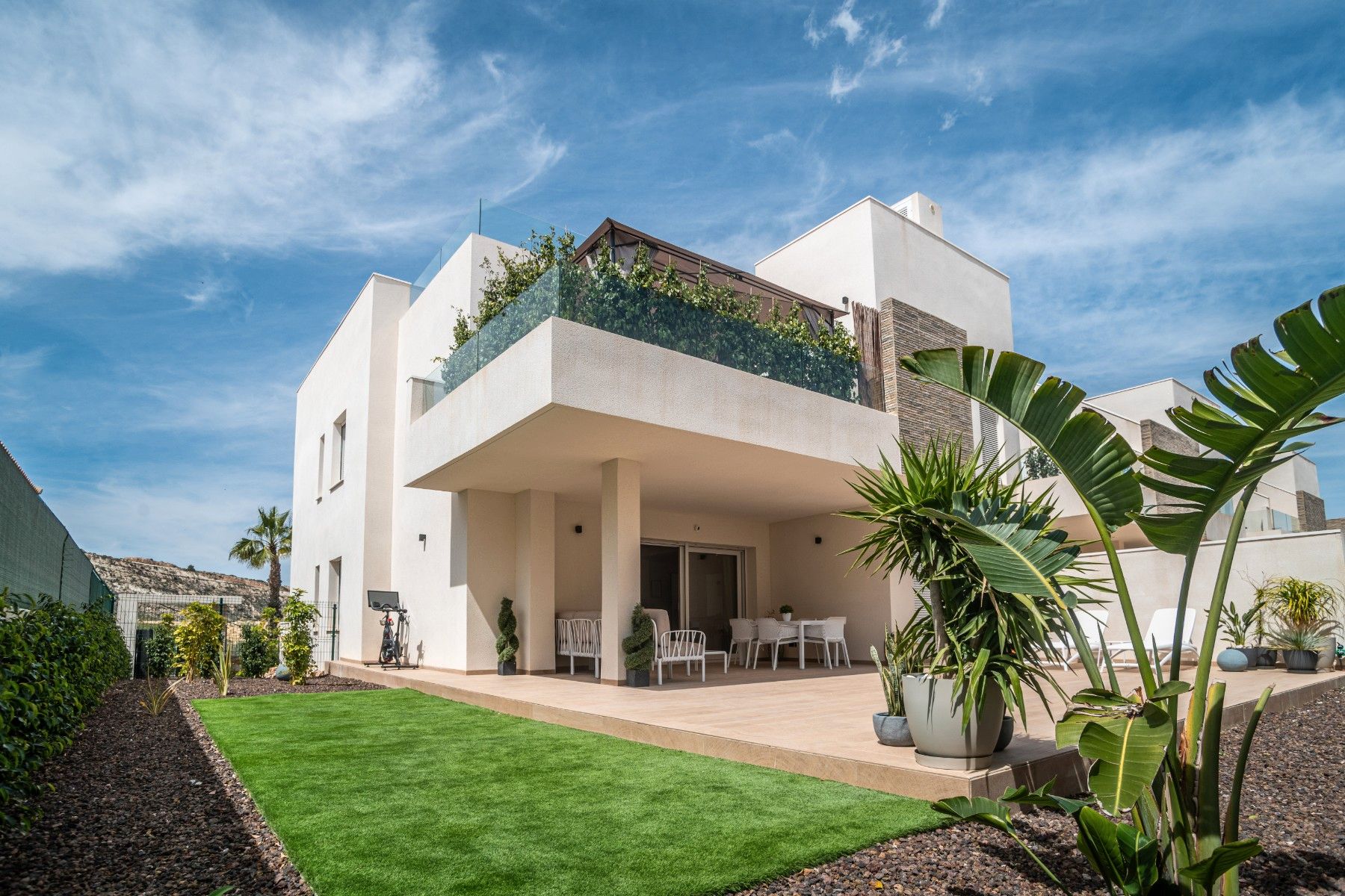 Exterior view of Planta baja for sale in Algorfa  with Air Conditioner, Heating and Private garden