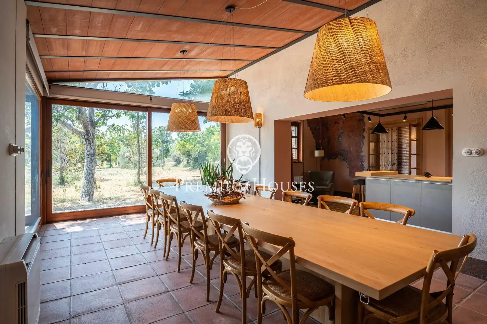 Menjador de Casa o xalet en venda en Riudoms amb Aire condicionat, Calefacció i Jardí privat