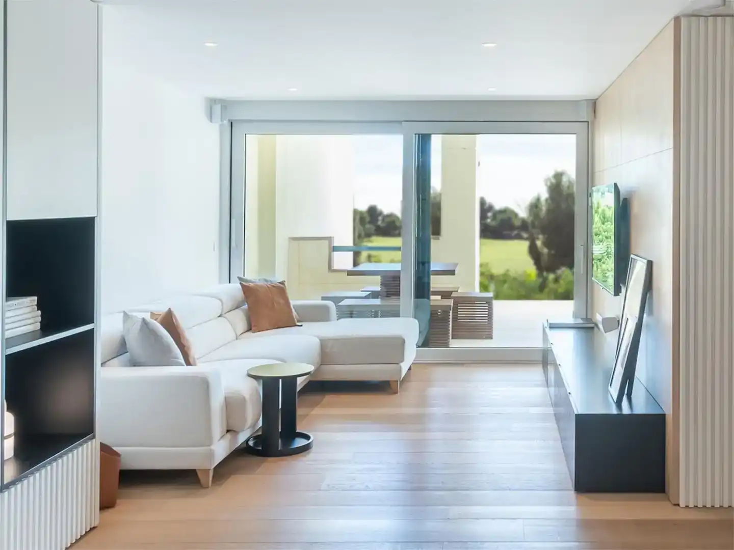 Living room of Flat for sale in Orihuela  with Air Conditioner and Swimming Pool
