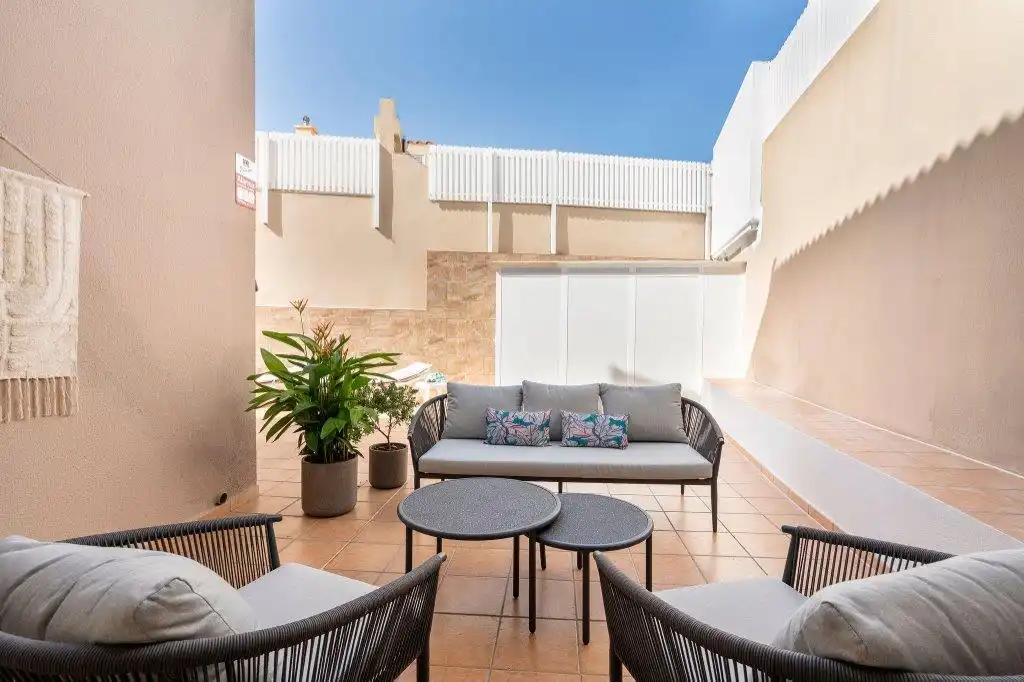 Terraza de Apartamento en venta en Mogán con Aire acondicionado, Parquet y Terraza