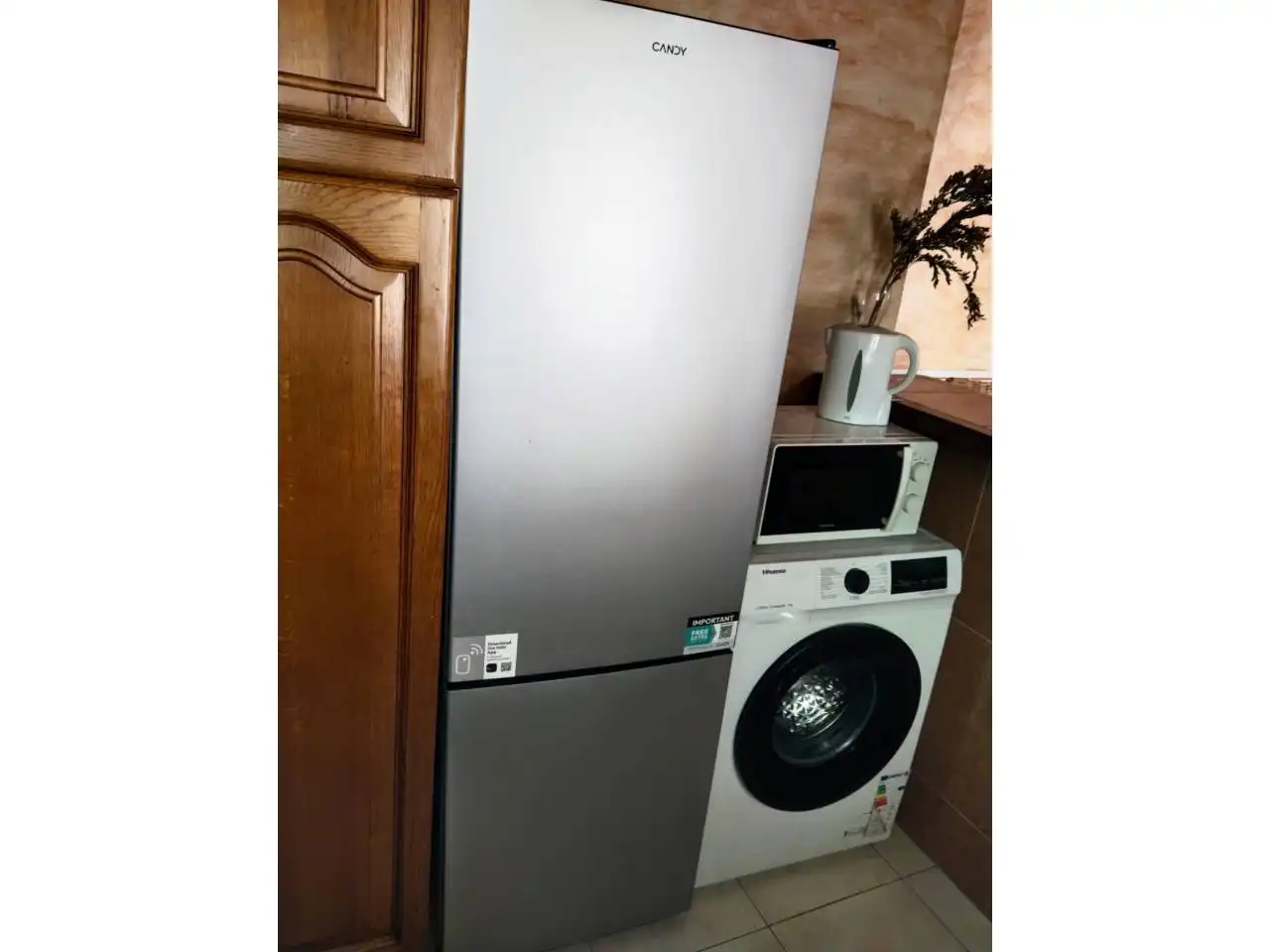 Cocina de Apartamento de alquiler en Burgos con Calefacción y Amueblado