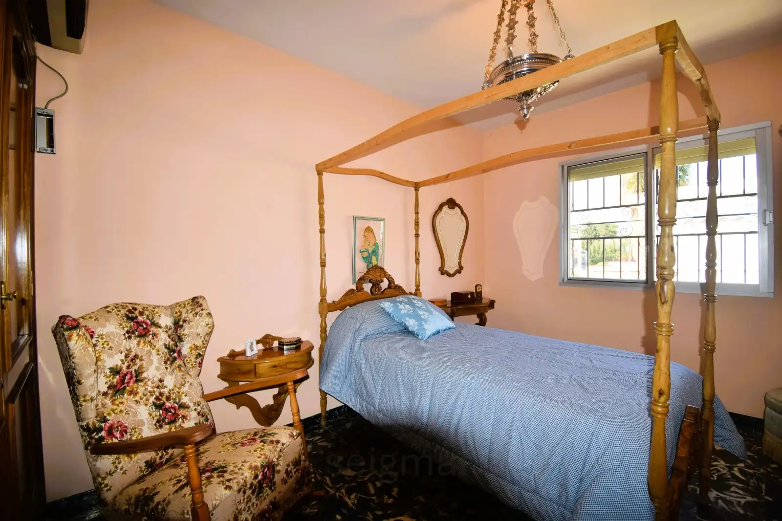 Bedroom of Houses for sale in Villajoyosa / La Vila Joiosa  with Air Conditioner, Heating and Private garden