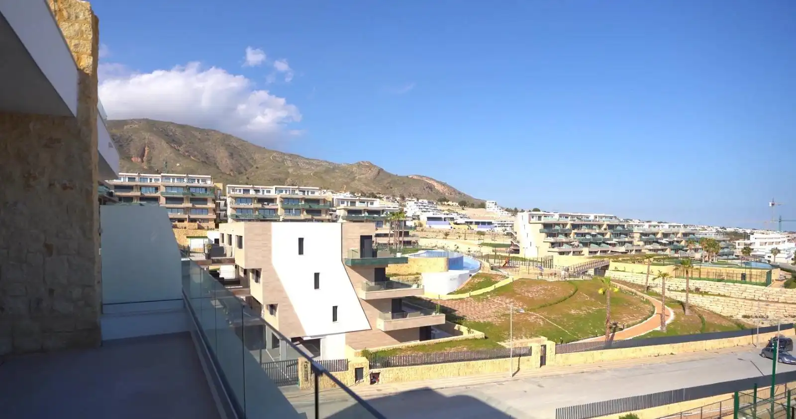 Exterior view of Houses for sale in Finestrat  with Air Conditioner, Terrace and Swimming Pool