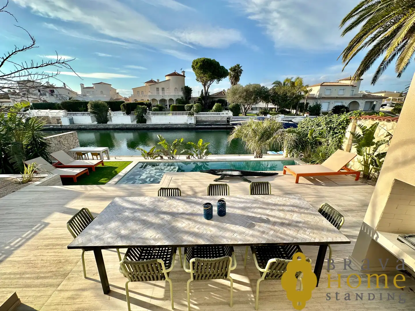 Terraza de Casa o chalet en venta en Empuriabrava con Aire acondicionado, Jardín privado y Terraza