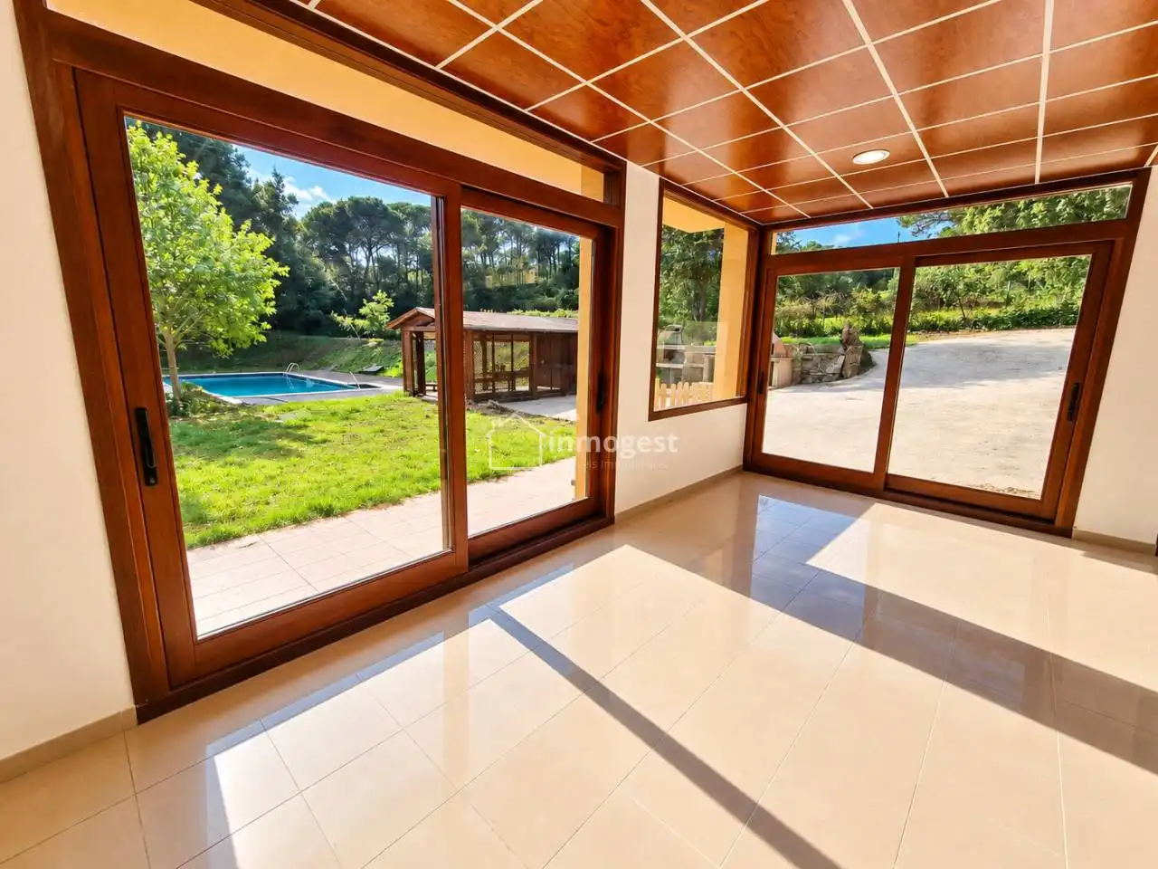 Jardí de Casa o xalet en venda en Cassà de la Selva amb Calefacció, Jardí privat i Terrassa