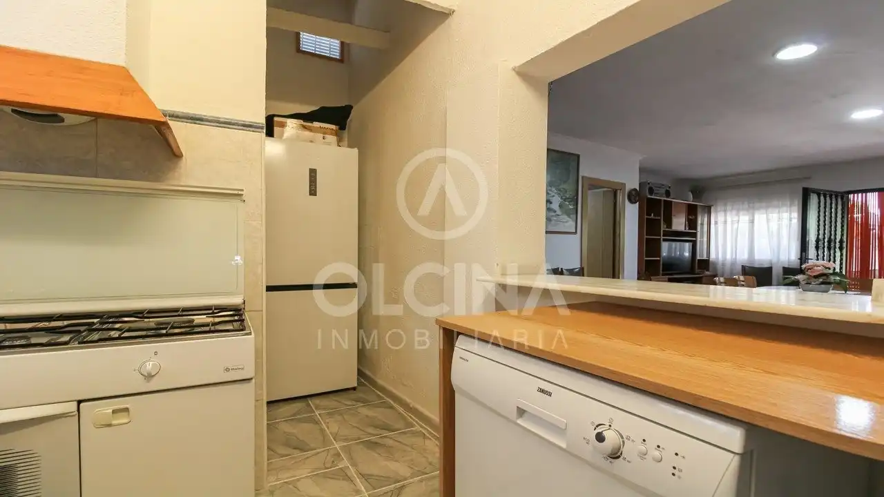 Cocina de Finca rústica en venta en Onil con Aire acondicionado y Terraza