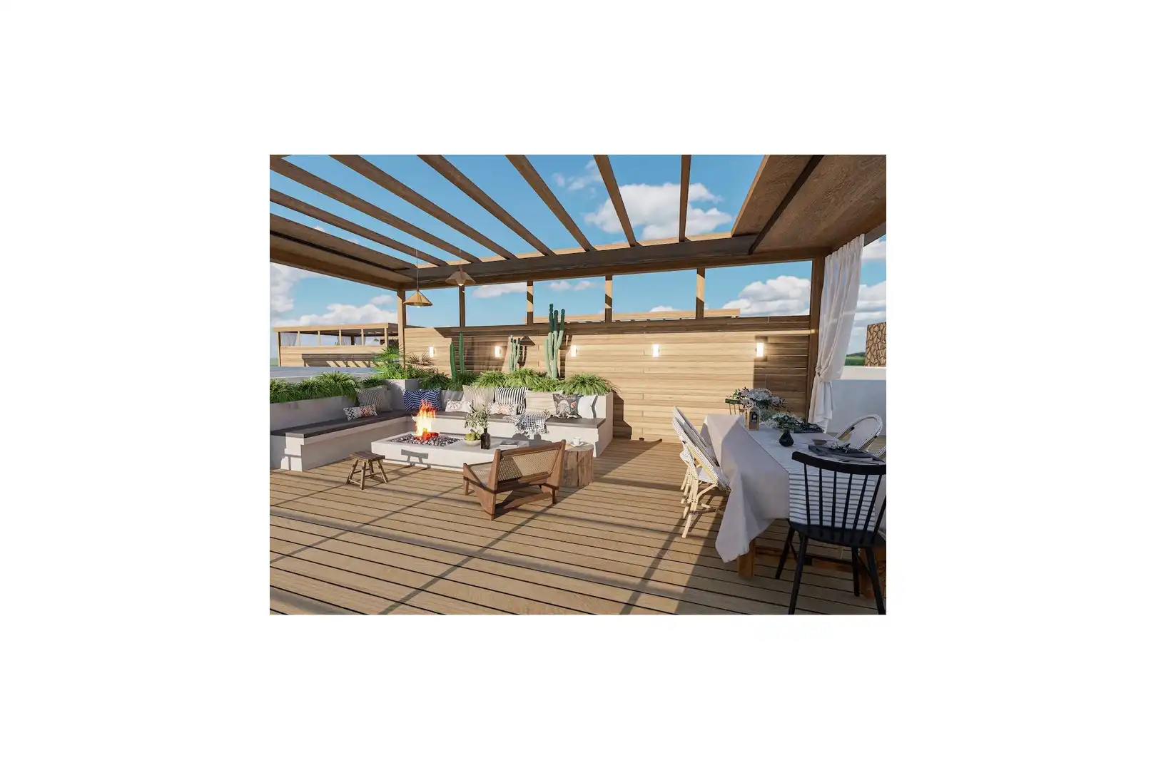 Terrace of Flat for sale in Fuente Álamo de Murcia  with Air Conditioner, Private garden and Terrace
