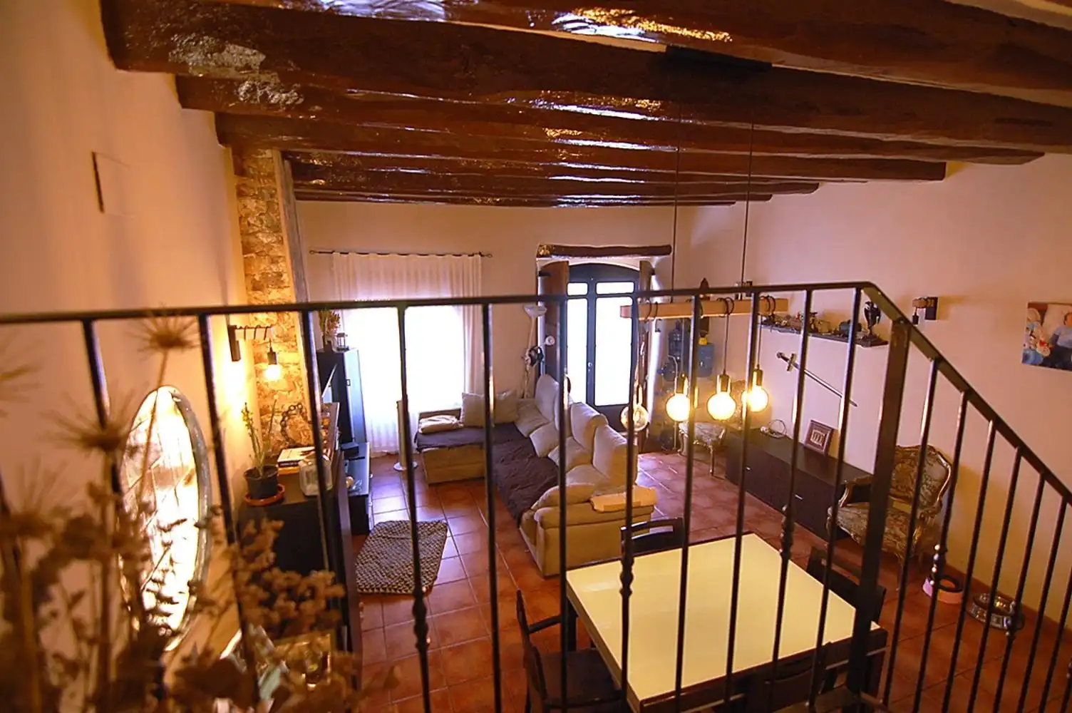 Wohnzimmer von Country house zum Verkauf in Vilassar de Dalt mit Terrasse