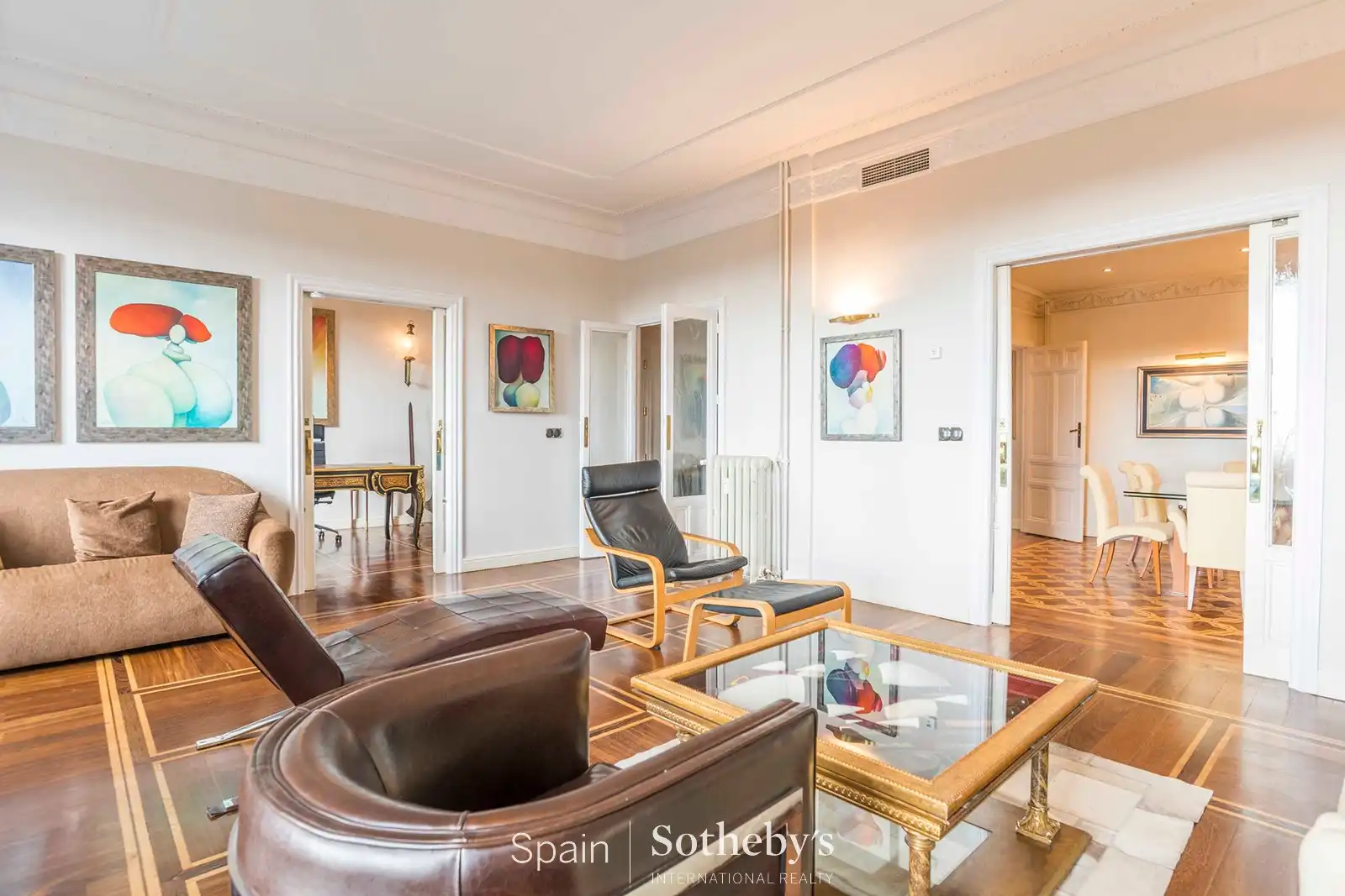 Sala d'estar de Apartament de lloguer en Madrid amb Aire condicionat i Calefacció