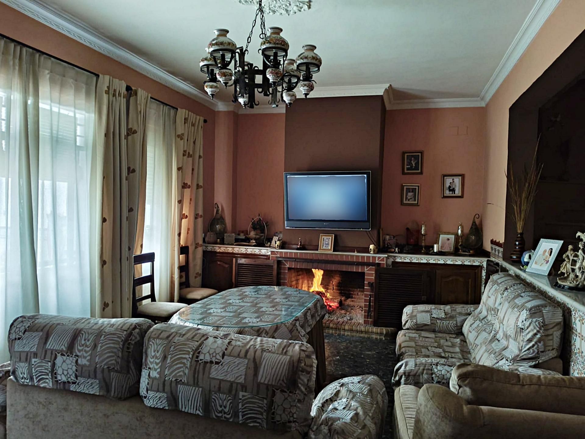 Sala de estar de Casa adosada en venta en Pilas con Aire acondicionado y Terraza